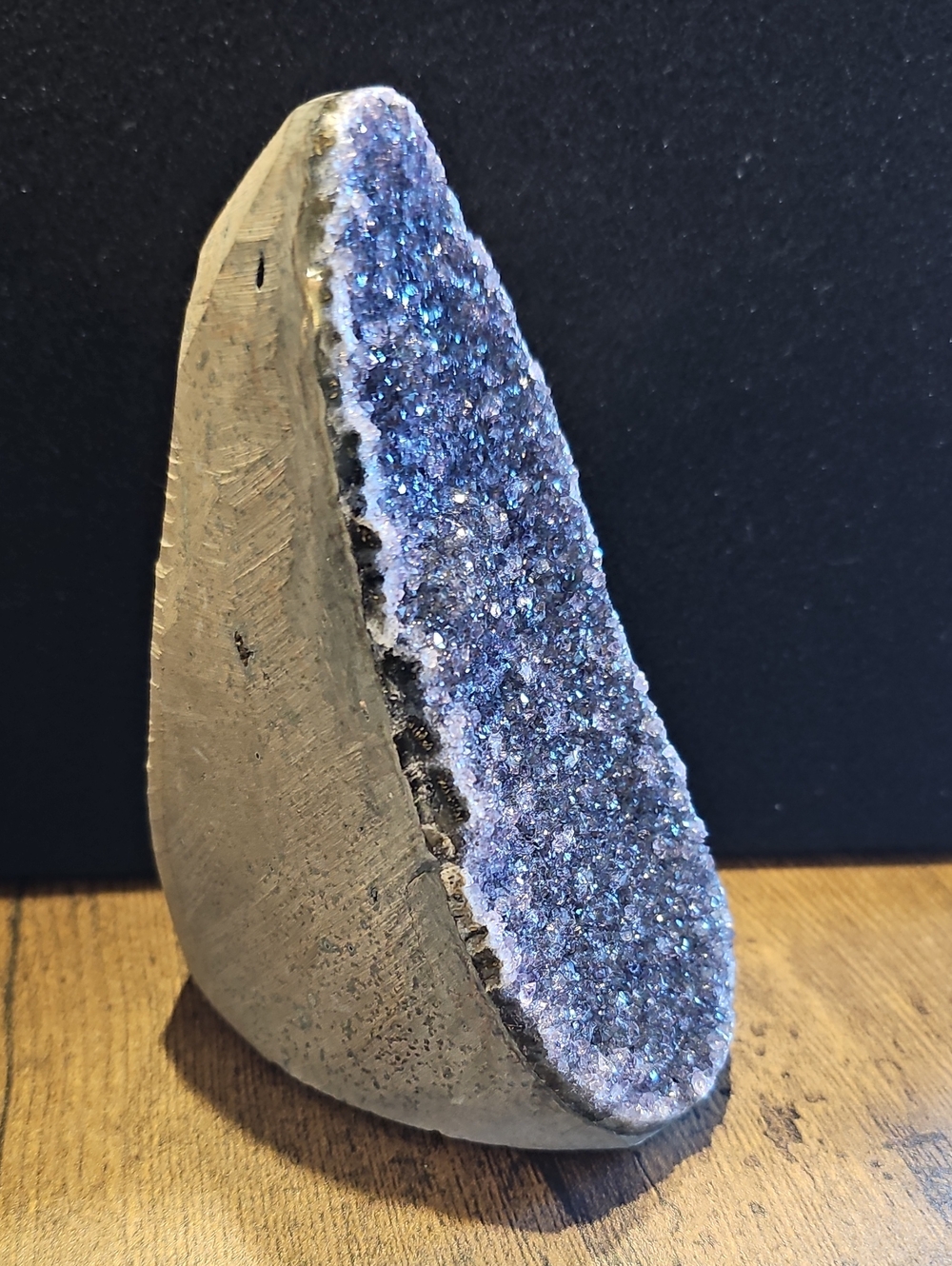 Amethyst Cutbase From Uruguay - Crystal Cluster - Purple Druzy Display - Picture 4 of 12